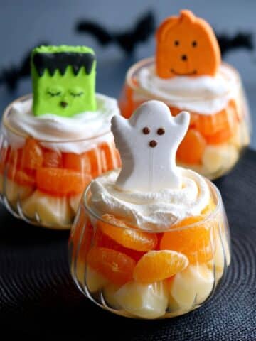 Cute Spooky Fruit Cups Recipe