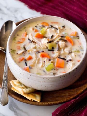 Creamy Chicken and Wild Rice Soup Recipe